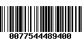 Código de Barras 0077544489400