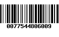 Código de Barras 0077544806009