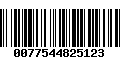 Código de Barras 0077544825123