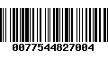 Código de Barras 0077544827004