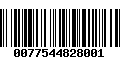 Código de Barras 0077544828001