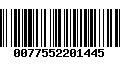 Código de Barras 0077552201445