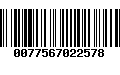 Código de Barras 0077567022578
