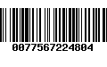 Código de Barras 0077567224804