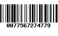 Código de Barras 0077567274779