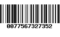 Código de Barras 0077567327352