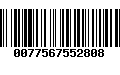 Código de Barras 0077567552808