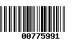 Código de Barras 00775991