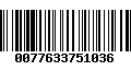 Código de Barras 0077633751036