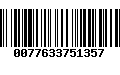 Código de Barras 0077633751357