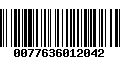 Código de Barras 0077636012042