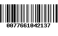 Código de Barras 0077661042137