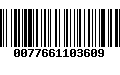 Código de Barras 0077661103609