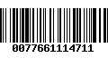 Código de Barras 0077661114711