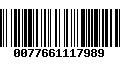 Código de Barras 0077661117989