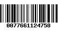 Código de Barras 0077661124758