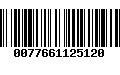 Código de Barras 0077661125120