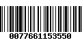 Código de Barras 0077661153550