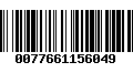 Código de Barras 0077661156049