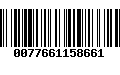 Código de Barras 0077661158661