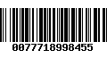 Código de Barras 0077718998455