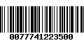 Código de Barras 0077741223500