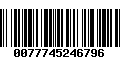 Código de Barras 0077745246796