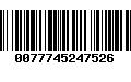 Código de Barras 0077745247526