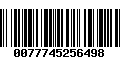 Código de Barras 0077745256498