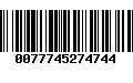 Código de Barras 0077745274744