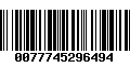 Código de Barras 0077745296494