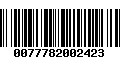 Código de Barras 0077782002423