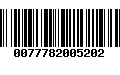 Código de Barras 0077782005202