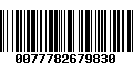 Código de Barras 0077782679830