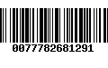 Código de Barras 0077782681291