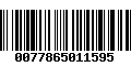 Código de Barras 0077865011595