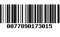 Código de Barras 0077890173015