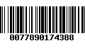 Código de Barras 0077890174388