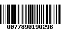 Código de Barras 0077890190296