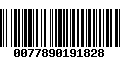 Código de Barras 0077890191828