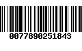 Código de Barras 0077890251843