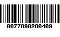 Código de Barras 0077890280409