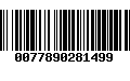 Código de Barras 0077890281499