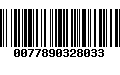 Código de Barras 0077890328033