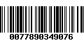 Código de Barras 0077890349076