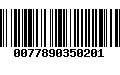 Código de Barras 0077890350201