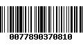 Código de Barras 0077890370810