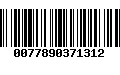 Código de Barras 0077890371312