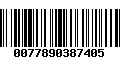 Código de Barras 0077890387405