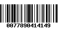 Código de Barras 0077890414149